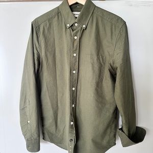 Taylor Stich The Jack Button Down in Green